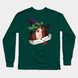 Green Witch Long Sleeve T-Shirt